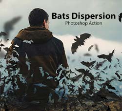 极品PS动作－蝙蝠散离：Bats Dispersion Action